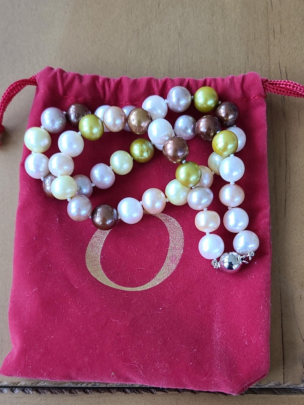Vintage Freshwater Pearl Necklace 18" - Picture 4 of 4